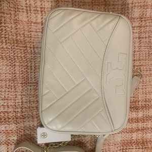 NWT Tory Burch Alexa Stitching Camera Bag